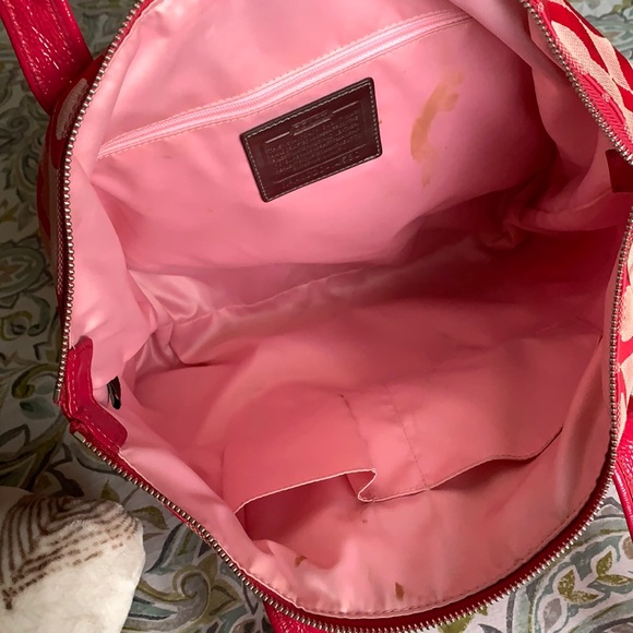 Coach Pink Tote - Picture 7 of 10
